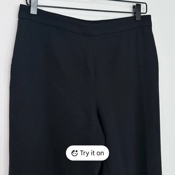 Aritzia Black High-Waisted Trousers - Picture 3 of 6